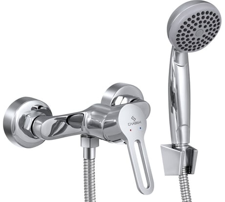 Смеситель для душа СЛАВЕН одноручный, комплект СЛ-ОД-Т40