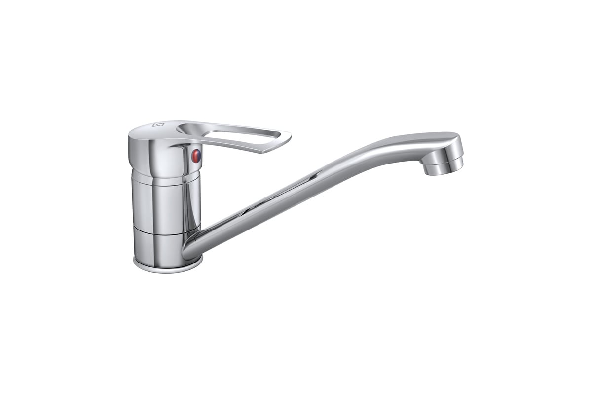 Смеситель для мойки СЛАВЕН с длинным изливом 250 мм, одноручный СЛ-ОД ...