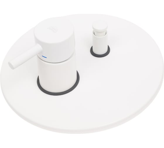 Смеситель для душа Paffoni LIGHT LIG015BO встраиваемый, белый матовый 259070 00259070