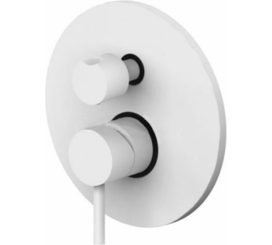 Смеситель для душа Paffoni LIGHT LIG018BO на 2 выхода, белый матовый 262983 00262983