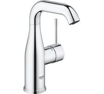 Смеситель для раковины GROHE Essence с донным клапаном, M-Size, хром 24181001