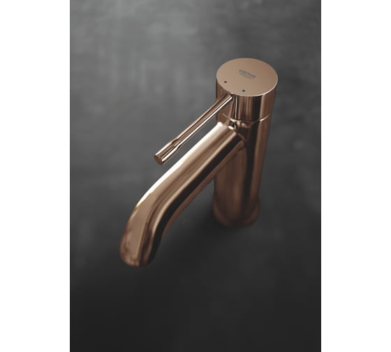 Смеситель для раковины GROHE Essence с донным клапаном, S-Size, теплый закат глянец 24171DA1
