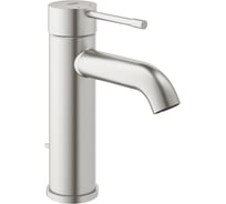 Смеситель для раковины GROHE Essence с донным клапаном, S-Size, суперсталь 24171DC1