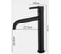 Смеситель для раковины Homium One Black 06 FaucOB6 6