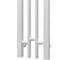 Полотенцесушитель электрический Point Фрея П2 140x800 диммер слева, белый PN20728W 3
