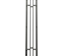 Полотенцесушитель электрический Point Фрея П2 140x800 диммер слева, графит блеск PN20728GB