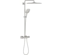 Душевая система с термостатом GROHE Rainshower SmartActive 310, супер сталь, 26837DC0