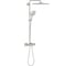 Душевая система с термостатом GROHE Rainshower SmartActive 310, супер сталь, 26837DC0 1