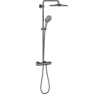 Душевая система с термостатом GROHE Rainshower SmartActive 310, темный графит глянец, 26836A00