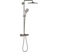 Душевая система с термостатом GROHE Rainshower SmartActive 310, темный графит матовый, 26836AL0