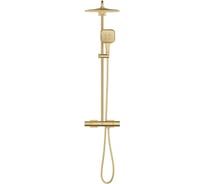 Душевая система с термостатом GROHE Rainshower SmartActive 310, холодный рассвет матовый, 26837GN0