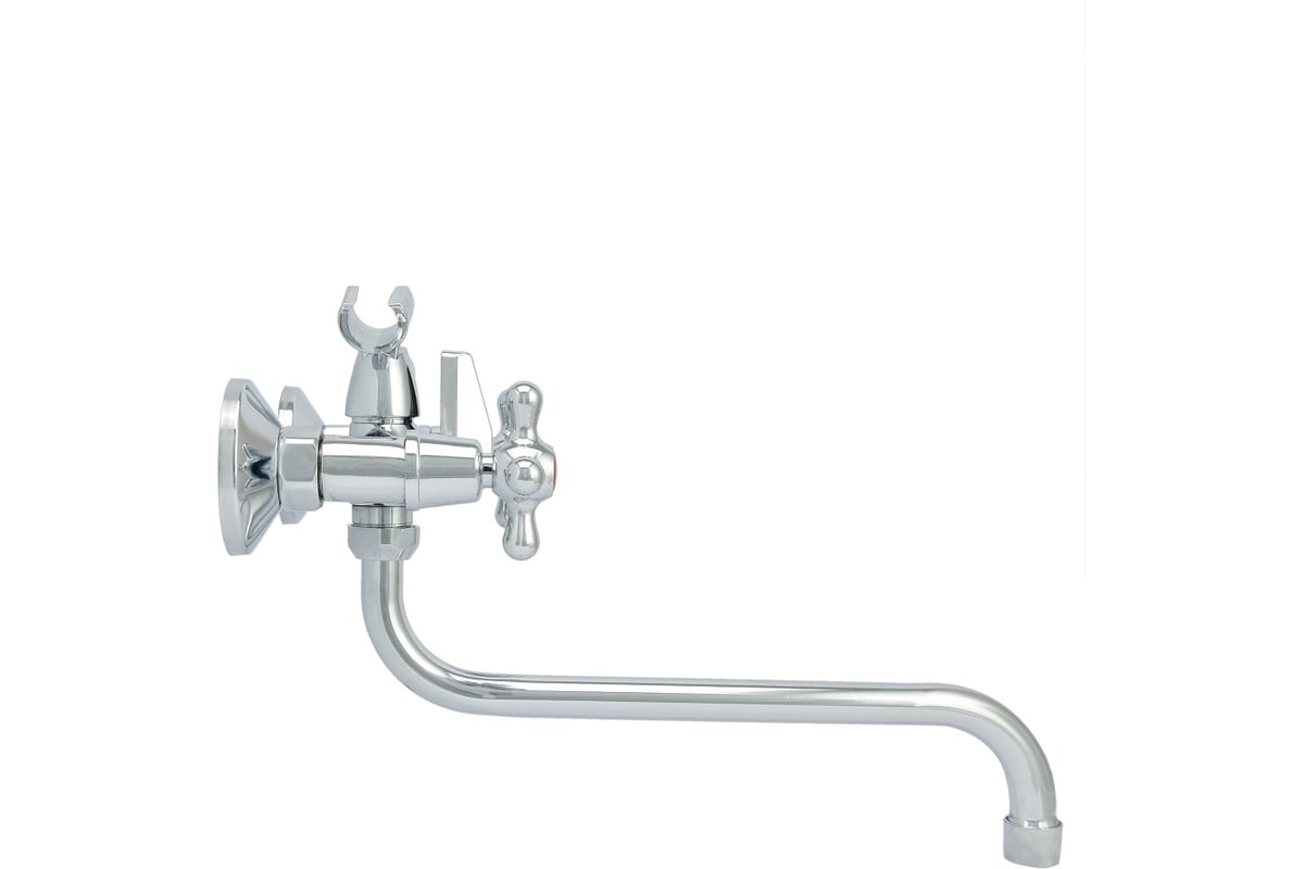 Смеситель Istok ванно-душевой life с длинным S-изливом, керамические ...