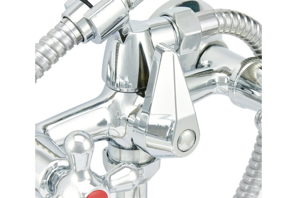 Смеситель Istok ванно-душевой life с длинным S-изливом, керамические ...