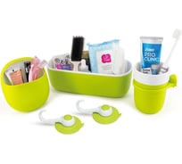 Набор аксессуаров для ванной Фея Порядка BTH-040 салатовый, 4 предмета 4606400032892