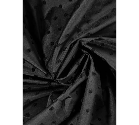 Занавеска (штора) для ванной комнаты Moroshka Magma тканевая 180x200 см, цвет черный 981-301-04