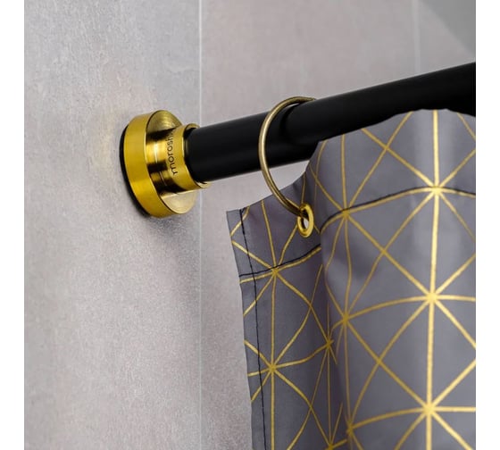 Карниз для занавесок Moroshka Oro Nero 140-260 см, диаметр 22/25 мм 925-120-01