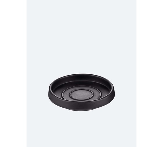 Мыльница Moroshka Magma 12x12x2,3 см, цвет черный 981-311-01 1