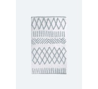 Мягкий коврик для ванной комнаты Moroshka Nomads 50x80 см, цвет белый, серый 915-303-02