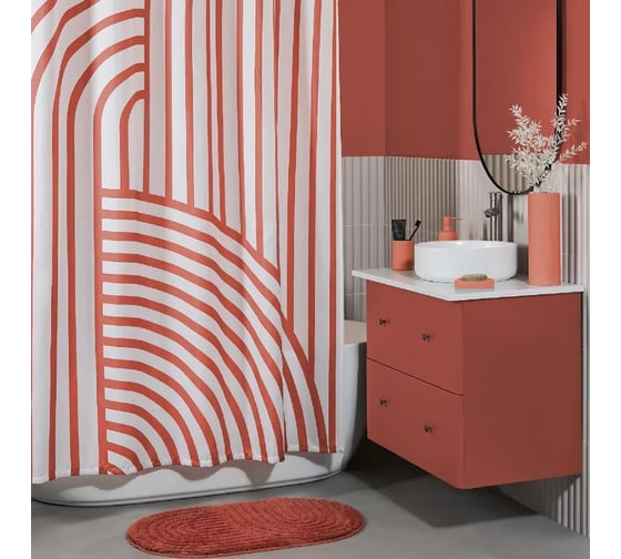Мягкий коврик для ванной комнаты Moroshka Velvet 50x80 см, цвет розовый 982-303-03