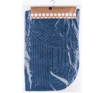 Мягкий коврик для ванной комнаты Moroshka Velvet 60x90 см, цвет синий 982-303-02