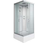 Душевая кабина NIAGARA NG-1108-14, 900x900x2150 мм, средний поддон 26 см, стекло матовое, 4 места, с полкой 11081424