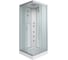 Душевая кабина NIAGARA NG-1101-14G, 900x900x2150 мм, низкий поддон 13 см, стекло матовое, 3 места, с полкой 11011423G 1
