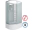 Душевая кабина NIAGARA NG-2310-14RBKG, 1200x800x2000 мм, высокий поддон 40 см, стекло матовое, 4 места 23101424RBKG 2