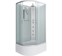 Душевая кабина NIAGARA NG-2310-14RBKTG, 1200x800x2000-2400 мм, высокий поддон 40 см, стекло матовое, 4 места 23101424RBKTG
