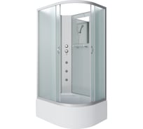 Душевая кабина NIAGARA NG-2310-14LBKG, 1200x800x2000 мм, высокий поддон 40 см, стекло матовое, 4 места 23101424LBKG