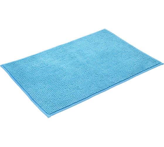 Коврик для ванной VORTEX SPA 40х60, голубой 24261