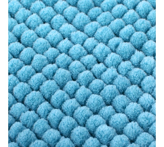 Коврик для ванной VORTEX SPA 40х60, голубой 24261