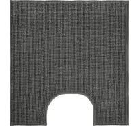 Коврик для ванной VORTEX SPA 60х55, серый, под унитаз 24268