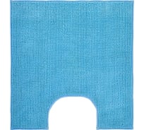 Коврик для ванной VORTEX SPA 60*55, голубой, под унитаз 24267
