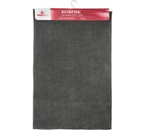 Коврик для ванной VORTEX SPA 58х90, серый 24265