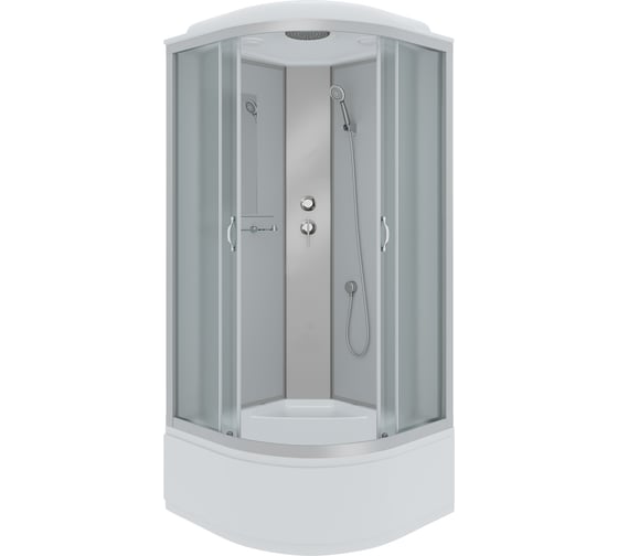 Душевая кабина NIAGARA NG-2308-14, 900x900x2150 мм, высокий поддон 40 см, стекло матовое, 4 места 23081424