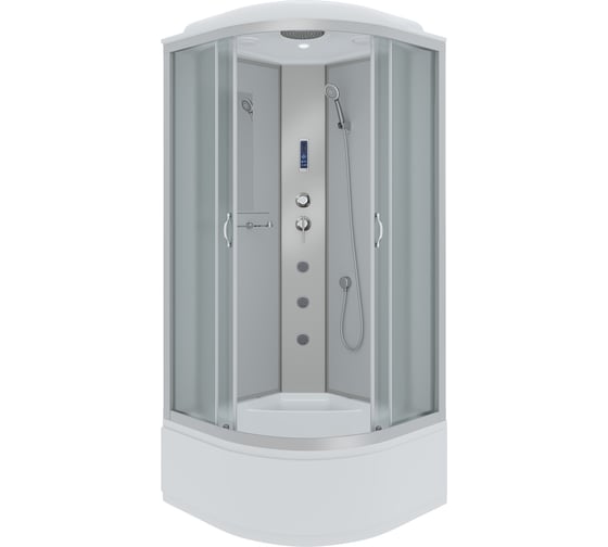 Душевая кабина NIAGARA NG-2309-14F, 1000x1000x2150 мм, высокий поддон 40 см, стекло матовое, 4 места 23091424F