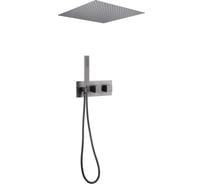 Душевая система ABBER Daheim скрытого монтажа, без излива, термостат, никель AF8255NG