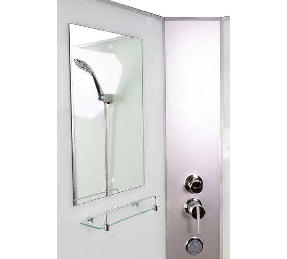 Душевая кабина NIAGARA NG-2307-14BKG, 800x800x2000 мм, высокий поддон 40 см, стекло матовое, 4 места 23071424BKG