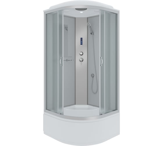 Душевая кабина NIAGARA NG-2307-14P, 800x800x2150 мм, высокий поддон 40 см, стекло матовое, 4 места 23071424P