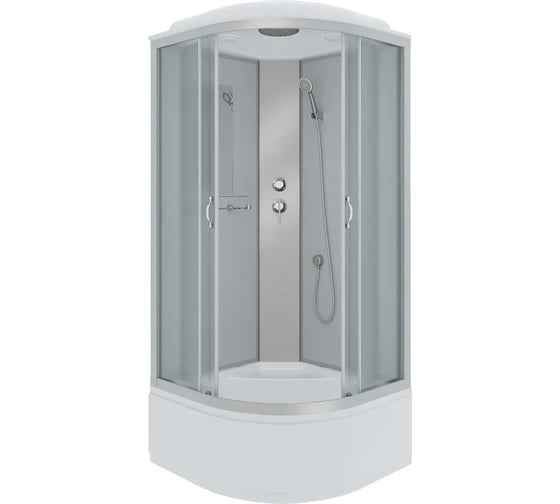 Душевая кабина NIAGARA NG-2307-14, 800x800x2150 мм, высокий поддон 40 см, стекло матовое, 4 места 23071424