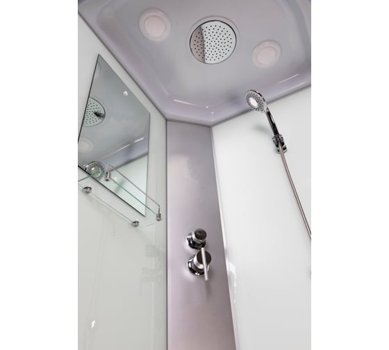 Душевая кабина NIAGARA NG-2307-14, 800x800x2150 мм, высокий поддон 40 см, стекло матовое, 4 места 23071424