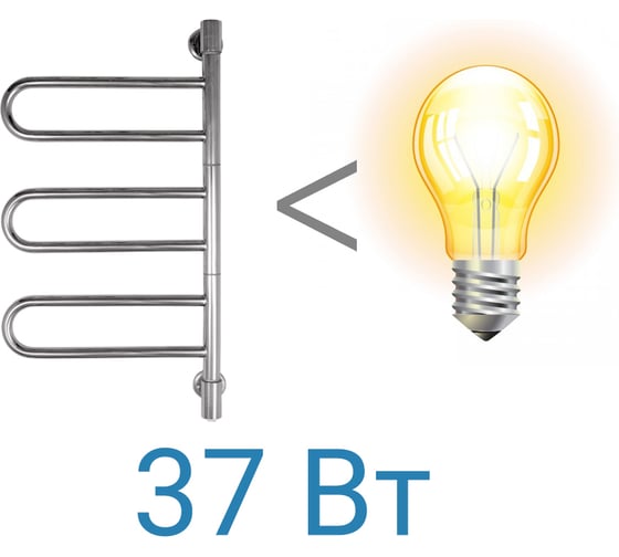 Полотенцесушитель ENERGY U chrome G3K 15329