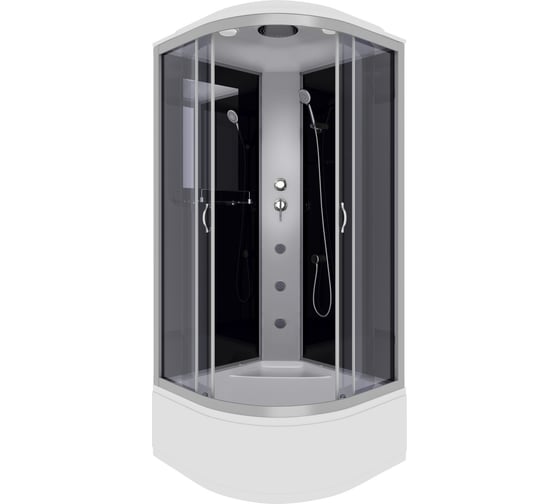 Душевая кабина NIAGARA NG-2508-14G, 900x900x2150 мм, высокий поддон 40 см, стекло тонированное, 4 места 25081434G