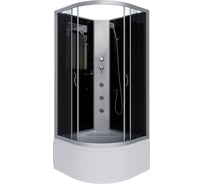 Душевая кабина NIAGARA NG-2508-14BKG, 900x900x2000 мм, высокий поддон 40 см, стекло тонированное, 4 места 25081434BKG