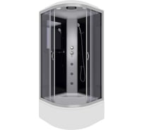 Душевая кабина NIAGARA NG-2509-14G, 1000x1000x2150 мм, высокий поддон 40 см, стекло тонированное, 4 места 25091434G