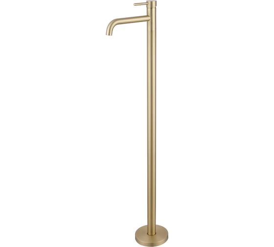 Напольный смеситель для раковины ABBER Wasser Kreis золото матовое AF8140G 1