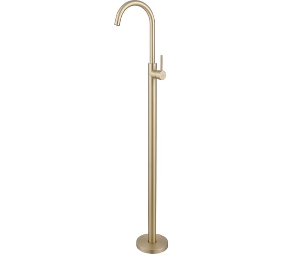 Напольный смеситель для раковины ABBER Wasser Kreis золото матовое AF8141G 1