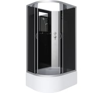 Душевая кабина NIAGARA NG-2510-14RBK, 1200x800x2000 мм, высокий поддон 40 см, стекло тонированное, 4 места 25101434RBK