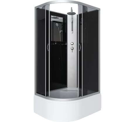 Душевая кабина NIAGARA NG-2510-14RBKT, 1200x800x2100-2400 мм, высокий поддон 40 см, стекло тонированное, 4 места 25101434RBKT