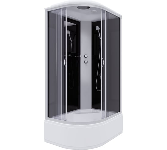 Душевая кабина NIAGARA NG-2510-14R, 1200x800x2150 мм, высокий поддон 40 см, стекло тонированное, 4 места 25101434R